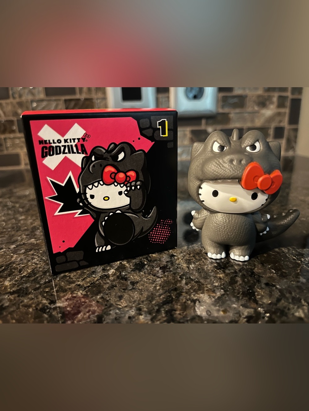 McDonald’s Hello Kitty x Godzilla happy meal kids toy. #1